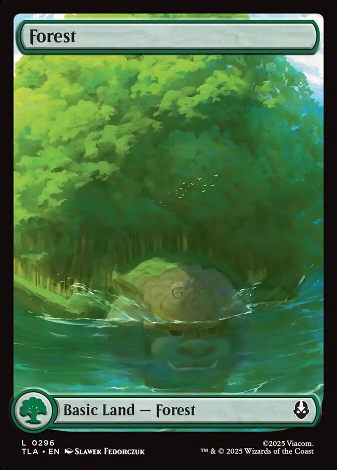 Forest – Common Magic: The Gathering card from Avatar: The Last Airbender (#296)