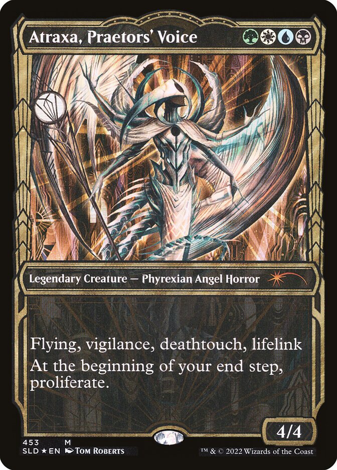 Atraxa, Praetors' Voice – Mythic Magic: The Gathering card from Secret Lair Drop (#453)