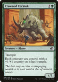 Crowned Ceratok – Common Magic: The Gathering card from Iconic Masters (#158)