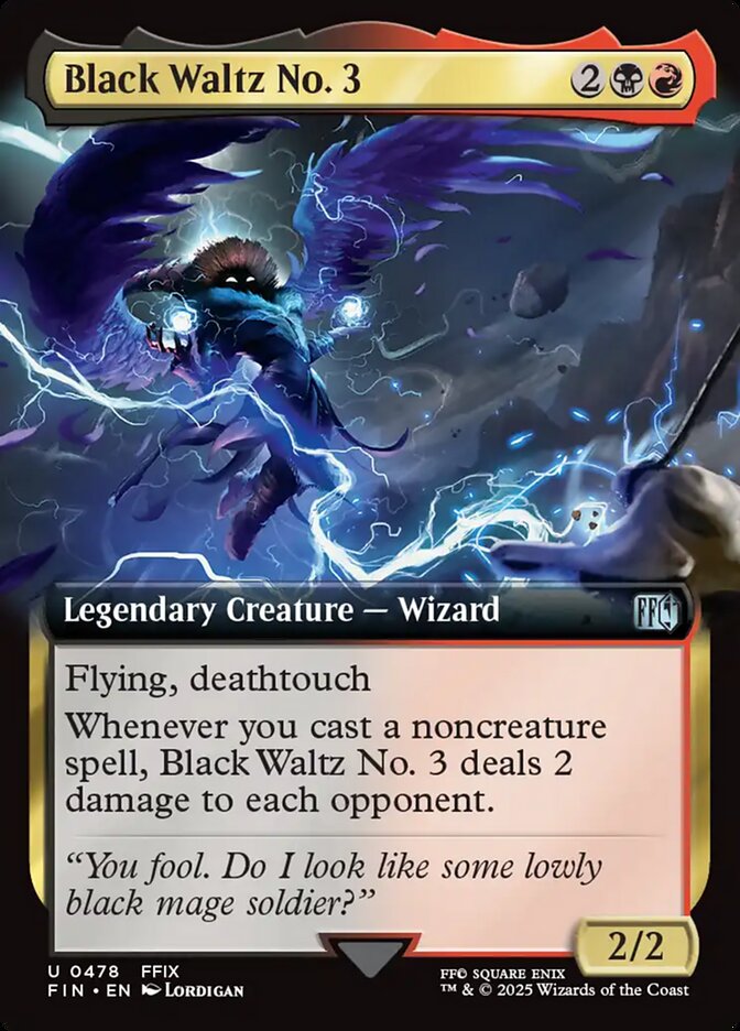 Black Waltz No. 3 – Uncommon Magic: The Gathering card from Final Fantasy (#478)