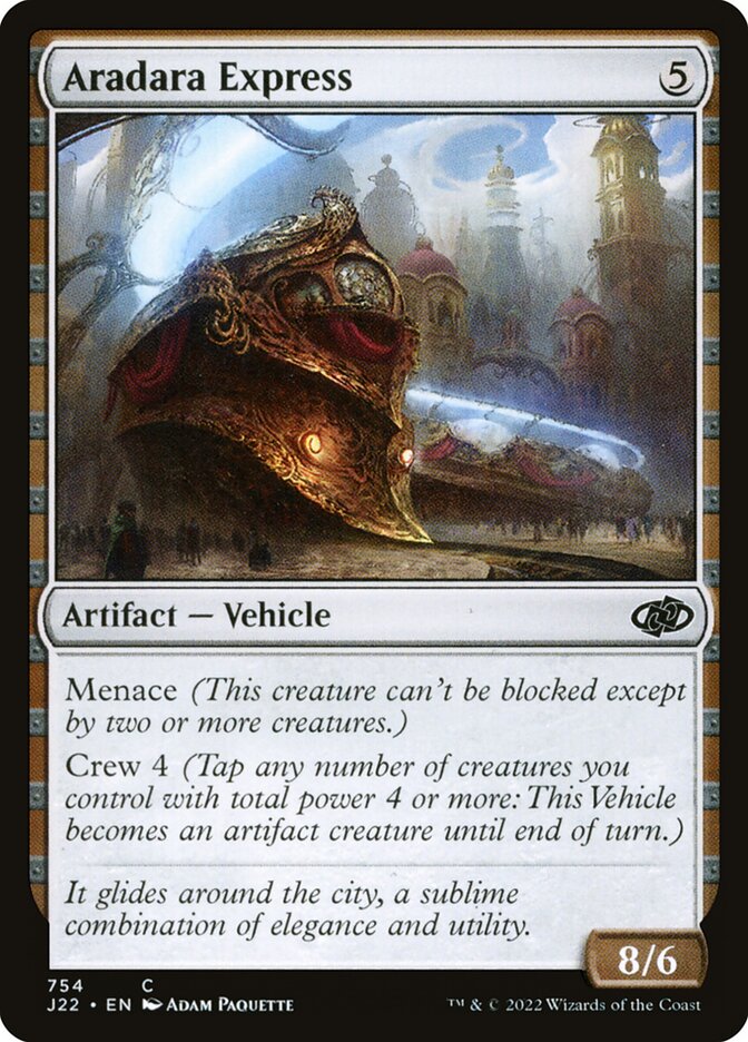 Aradara Express – Common Magic: The Gathering card from Jumpstart 2022 (#754)