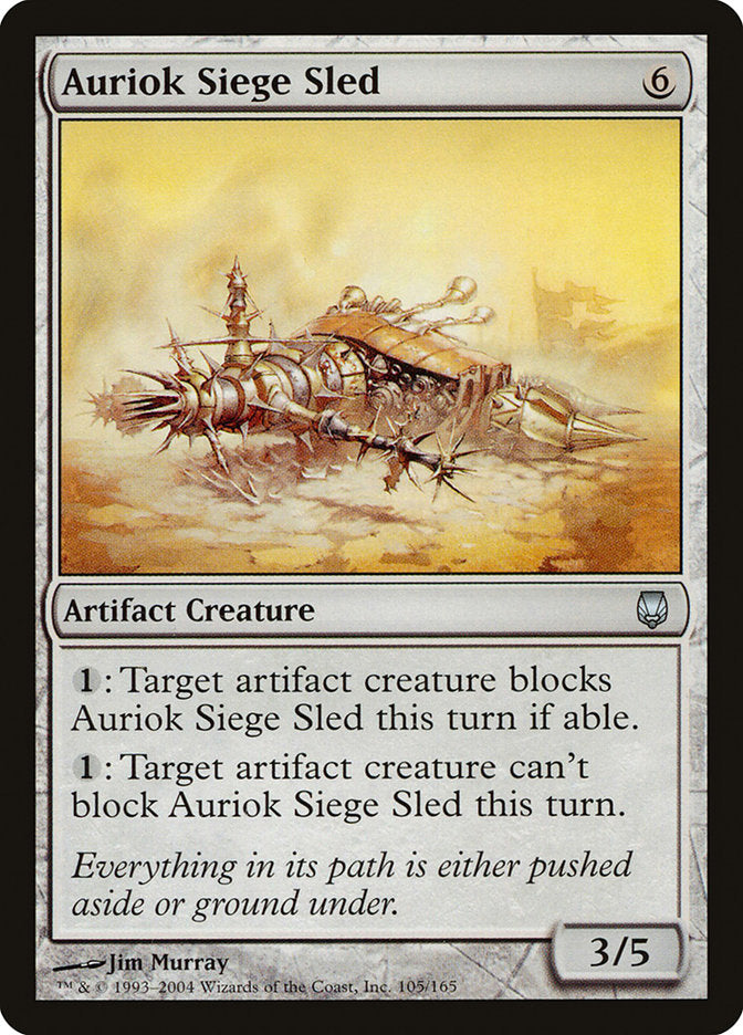 Auriok Siege Sled – Uncommon Magic: The Gathering card from Darksteel (#105)