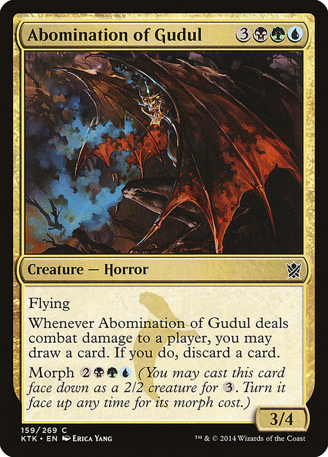 Abomination of Gudul – Common Magic: The Gathering card from Khans of Tarkir (#159)