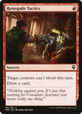 Renegade Tactics – Common Magic: The Gathering card from Commander Legends (#195)
