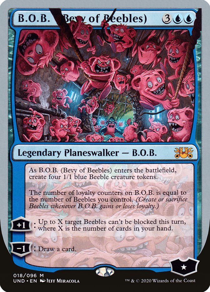 B.O.B. – Mythic Magic: The Gathering card from Unsanctioned (#18)