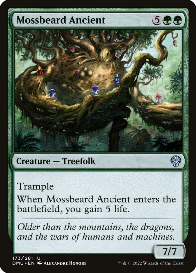 Mossbeard Ancient – Uncommon Magic: The Gathering card from Dominaria United (#173)
