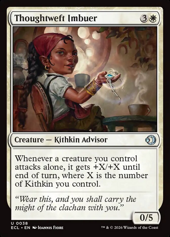 Thoughtweft Imbuer – Uncommon Magic: The Gathering card from Lorwyn Eclipsed (#38)