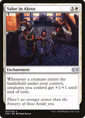 Valor in Akros – Uncommon Magic: The Gathering card from Double Masters (#37)