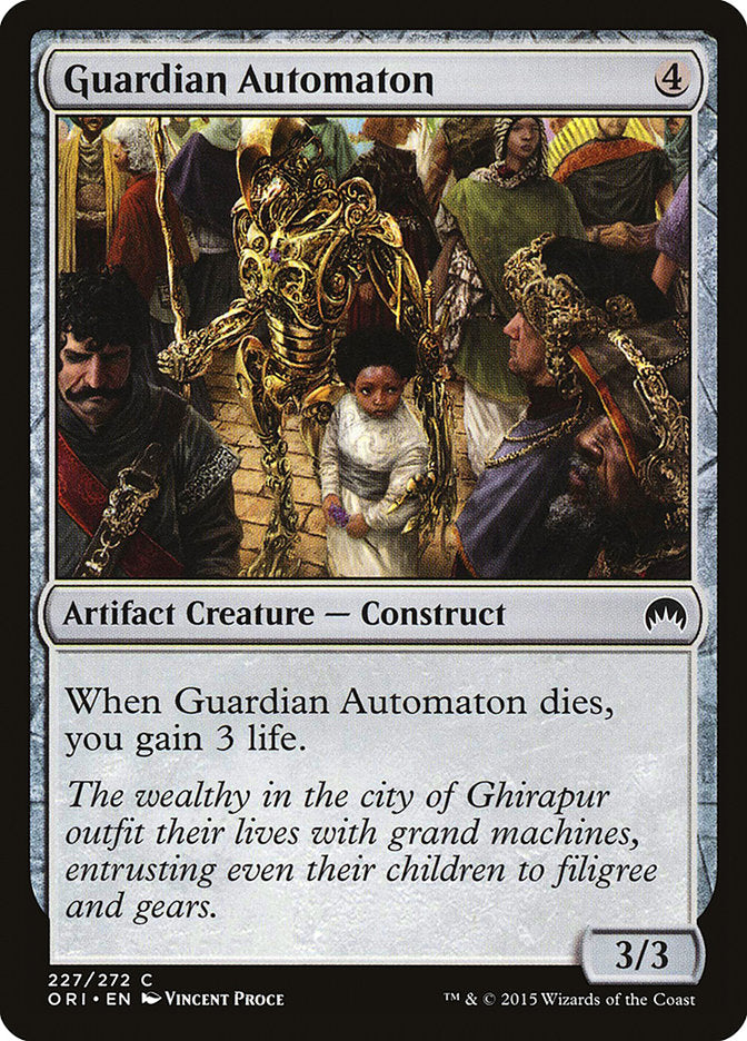 Guardian Automaton – Common Magic: The Gathering card from Magic Origins (#227)