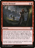 Pack's Betrayal – Common Magic: The Gathering card from Innistrad: Midnight Hunt (#153)