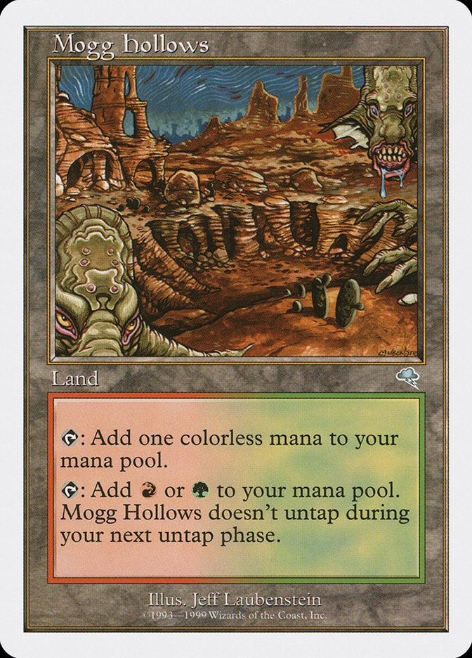 Mogg Hollows – Uncommon Magic: The Gathering card from Battle Royale Box Set (#45)