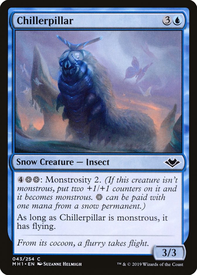 Chillerpillar – Common Magic: The Gathering card from Modern Horizons (#43)