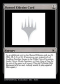 Banned Eldraine Card – Rare Magic: The Gathering card from Unknown Event (#RC01a)