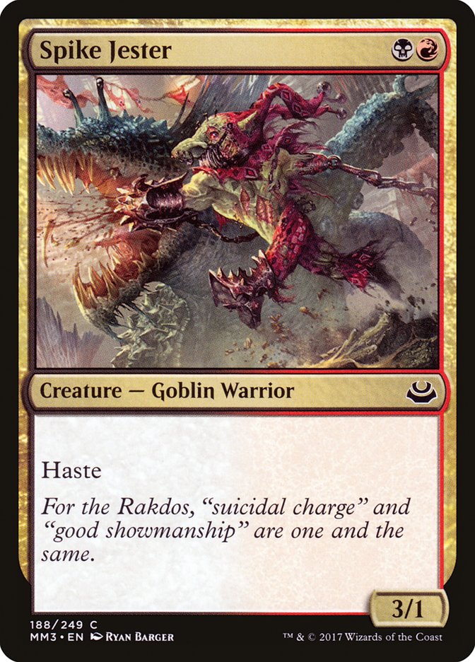 Spike Jester – Common Magic: The Gathering card from Modern Masters 2017 (#188)