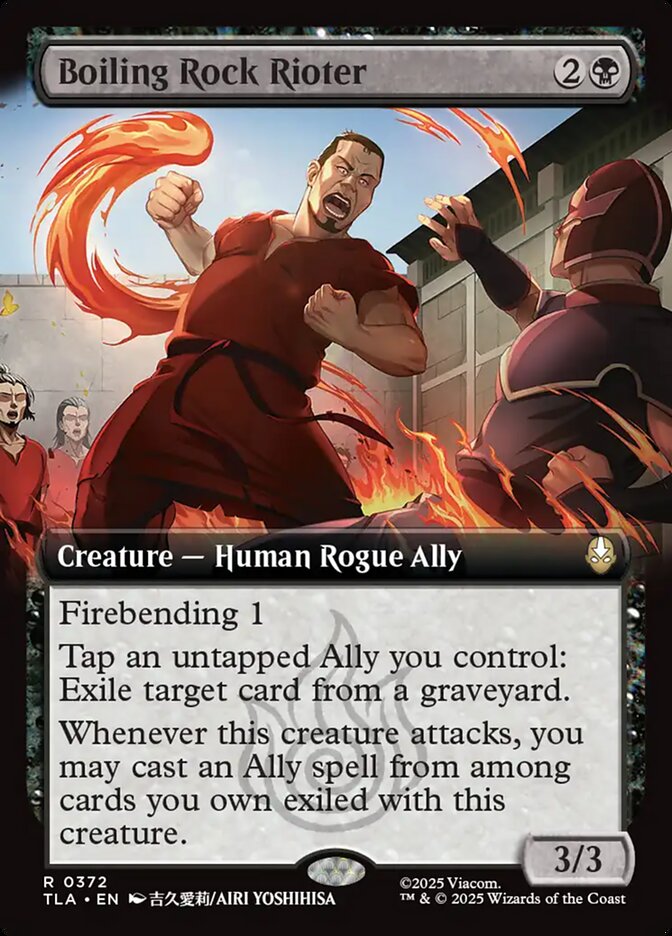 Boiling Rock Rioter – Rare Magic: The Gathering card from Avatar: The Last Airbender (#372)