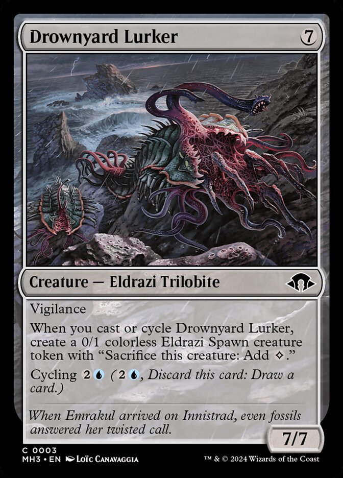 Drownyard Lurker – Common Magic: The Gathering card from Modern Horizons 3 (#3)