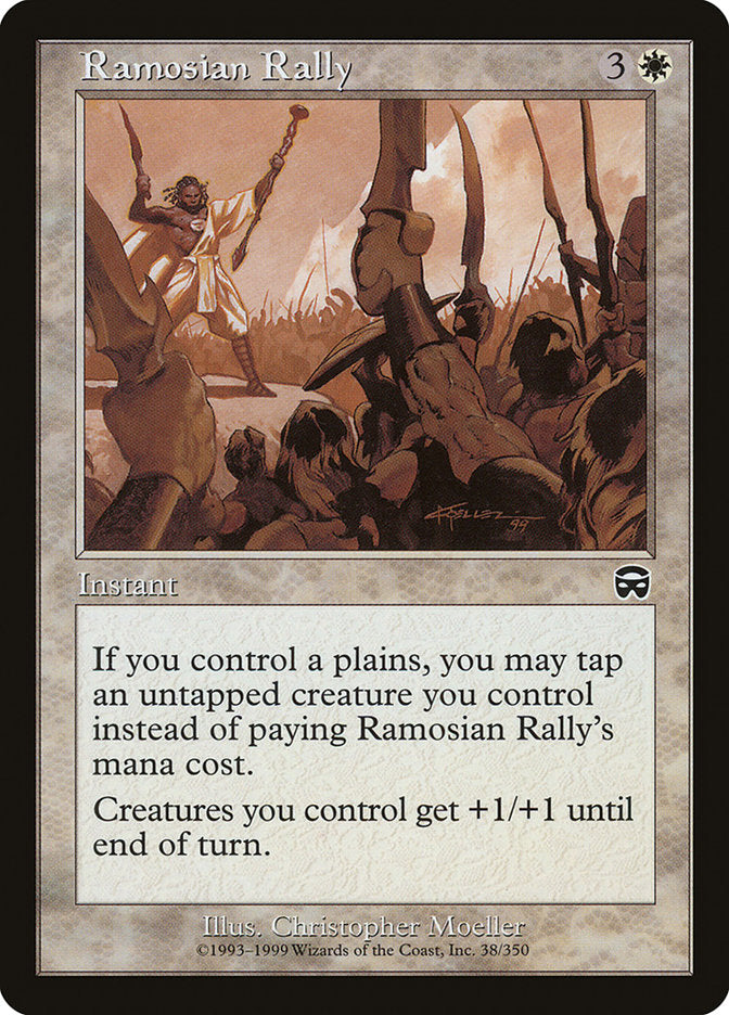 Ramosian Rally – Common Magic: The Gathering card from Mercadian Masques (#38)