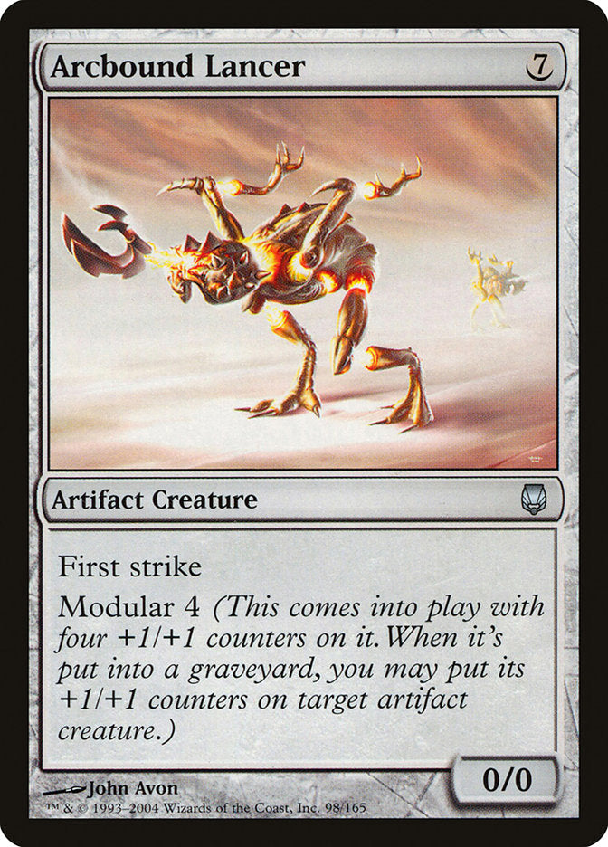 Arcbound Lancer – Uncommon Magic: The Gathering card from Darksteel (#98)
