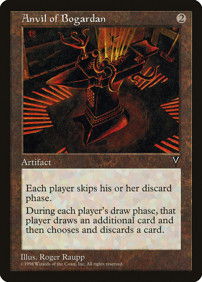 Anvil of Bogardan – Rare Magic: The Gathering card from Visions (#141)