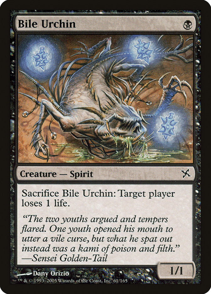 Bile Urchin – Common Magic: The Gathering card from Betrayers of Kamigawa (#61)