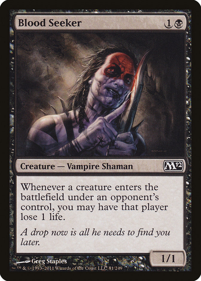 Blood Seeker – Common Magic: The Gathering card from Magic 2012 (#81)