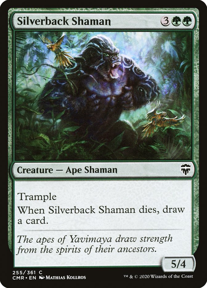 Silverback Shaman – Common Magic: The Gathering card from Commander Legends (#255)