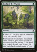 Reclaim the Wastes – Common Magic: The Gathering card from Zendikar Rising (#200)