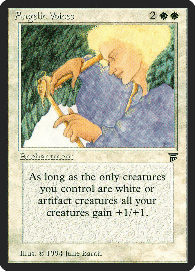 Angelic Voices – Rare Magic: The Gathering card from Legends (#4)