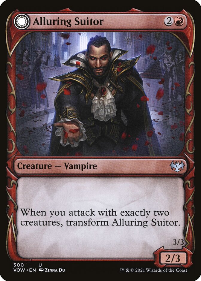 Alluring Suitor // Deadly Dancer – Uncommon Magic: The Gathering card from Innistrad: Crimson Vow (#300)