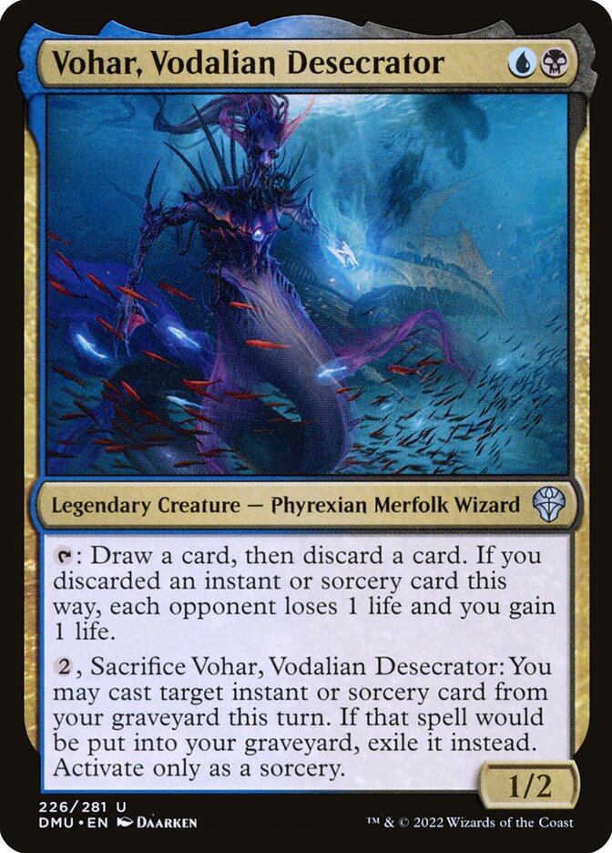 Vohar, Vodalian Desecrator – Uncommon Magic: The Gathering card from Dominaria United (#226)