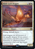 Adult Gold Dragon – Rare Magic: The Gathering card from Adventures in the Forgotten Realms Promos (#216a)