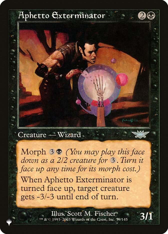 Aphetto Exterminator – Uncommon Magic: The Gathering card from The List (#LGN-59)