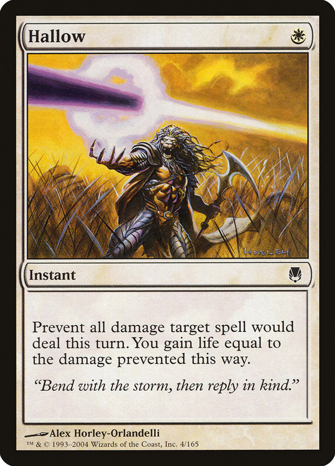 Hallow – Common Magic: The Gathering card from Darksteel (#4)