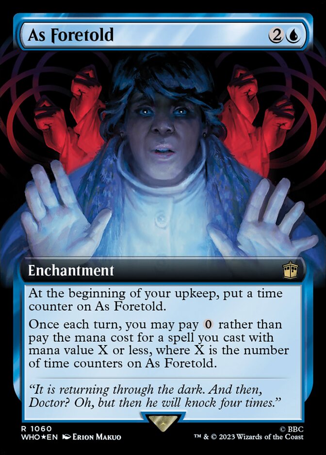 As Foretold – Rare Magic: The Gathering card from Doctor Who (#1060)