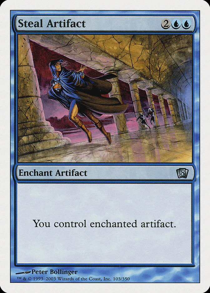 Steal Artifact – Uncommon Magic: The Gathering card from Eighth Edition (#103)