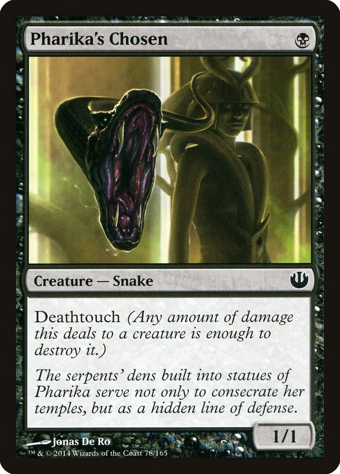 Pharika's Chosen – Common Magic: The Gathering card from Journey into Nyx (#78)