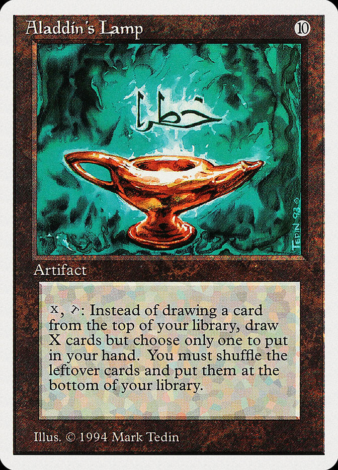Aladdin's Lamp – Rare Magic: The Gathering card from Summer Magic / Edgar (#231)