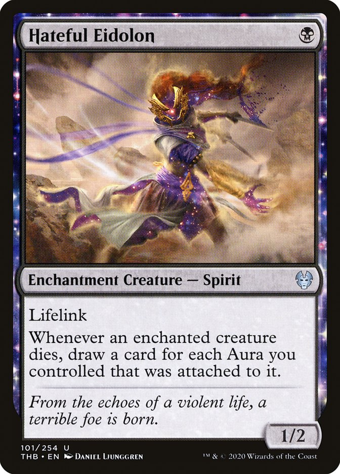 Hateful Eidolon – Uncommon Magic: The Gathering card from Theros Beyond Death (#101)