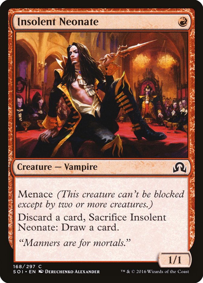 Insolent Neonate – Common Magic: The Gathering card from Shadows over Innistrad (#168)