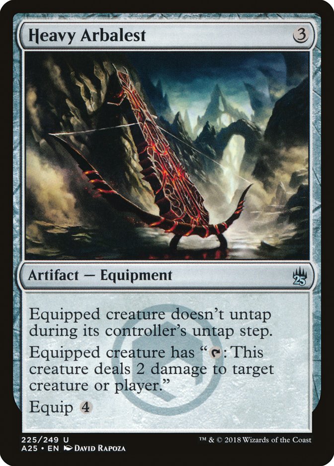 Heavy Arbalest – Uncommon Magic: The Gathering card from Masters 25 (#225)