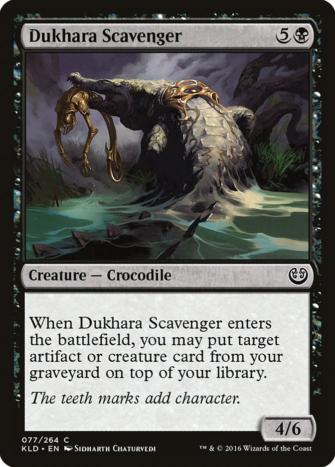 Dukhara Scavenger – Common Magic: The Gathering card from Kaladesh (#77)
