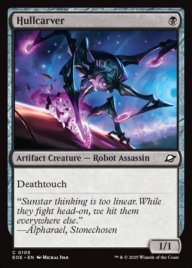Hullcarver – Common Magic: The Gathering card from Edge of Eternities (#105)