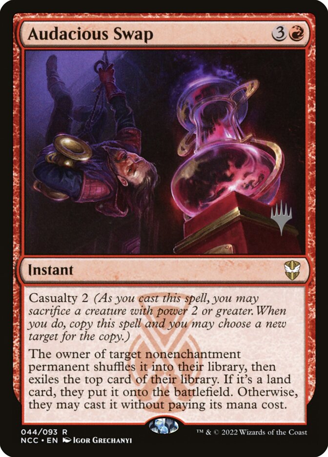 Audacious Swap – Rare Magic: The Gathering card from New Capenna Commander Promos (#44p)