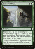 Seek the Wilds – Common Magic: The Gathering card from Battle for Zendikar (#189)