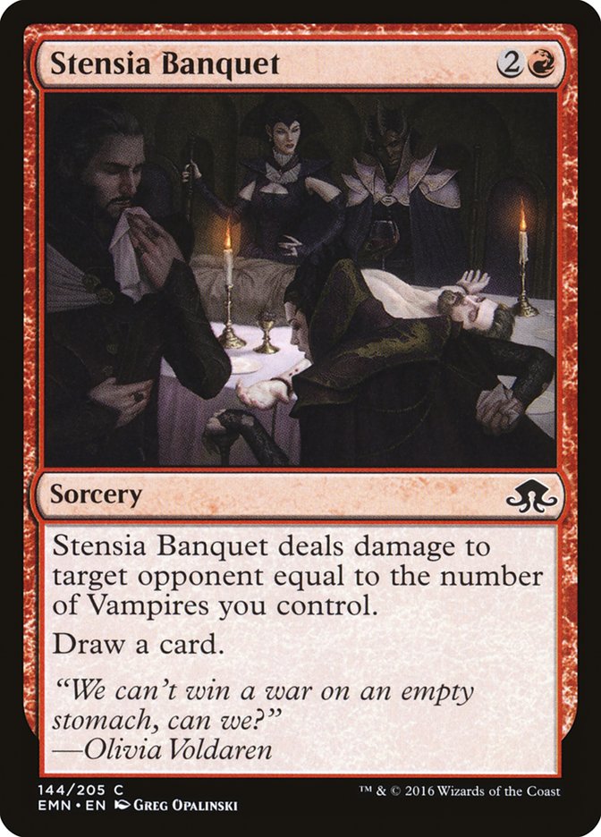 Stensia Banquet – Common Magic: The Gathering card from Eldritch Moon (#144)
