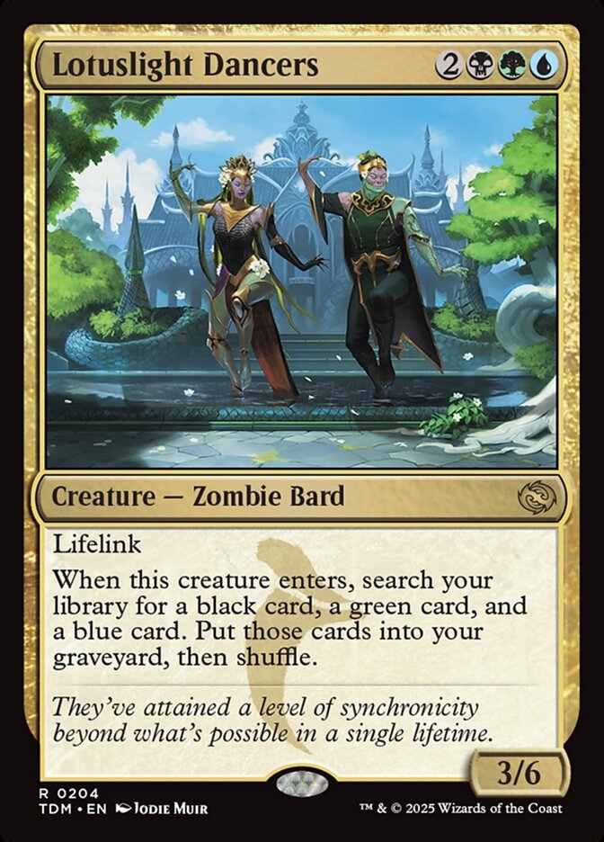 Lotuslight Dancers – Rare Magic: The Gathering card from Tarkir: Dragonstorm (#204)