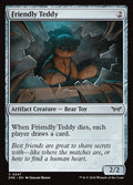 Friendly Teddy – Common Magic: The Gathering card from Duskmourn: House of Horror (#247)