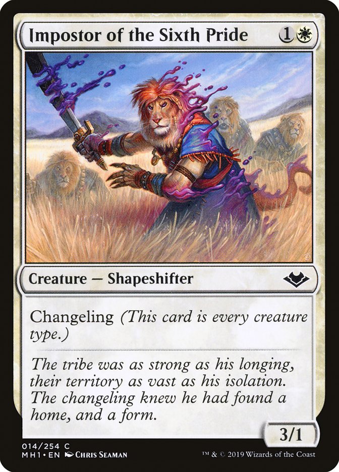 Impostor of the Sixth Pride – Common Magic: The Gathering card from Modern Horizons (#14)