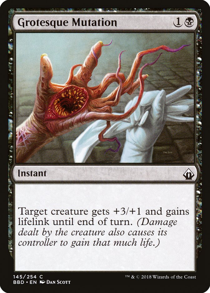 Grotesque Mutation – Common Magic: The Gathering card from Battlebond (#145)