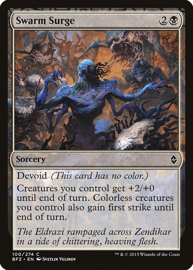 Swarm Surge – Common Magic: The Gathering card from Battle for Zendikar (#100)